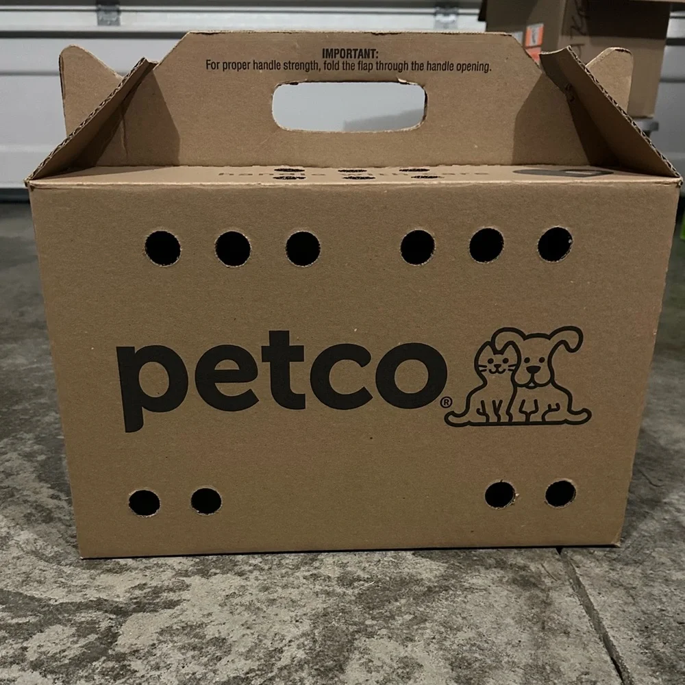 Petco Cardboard Cat Carrier 18.5